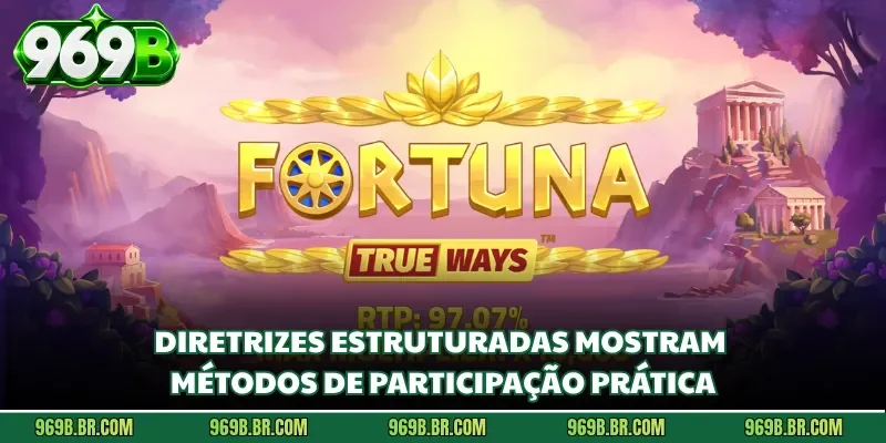 Diretrizes estruturadas mostram métodos de participação prática.