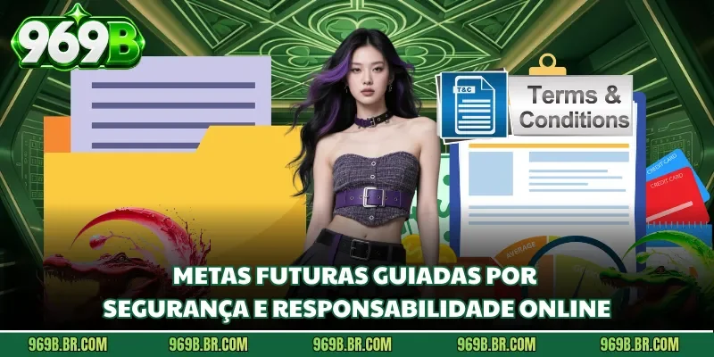 Metas futuras guiadas por segurança e responsabilidade online
