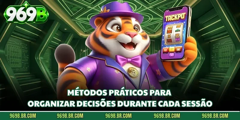 Métodos práticos para organizar decisões durante cada sessão
