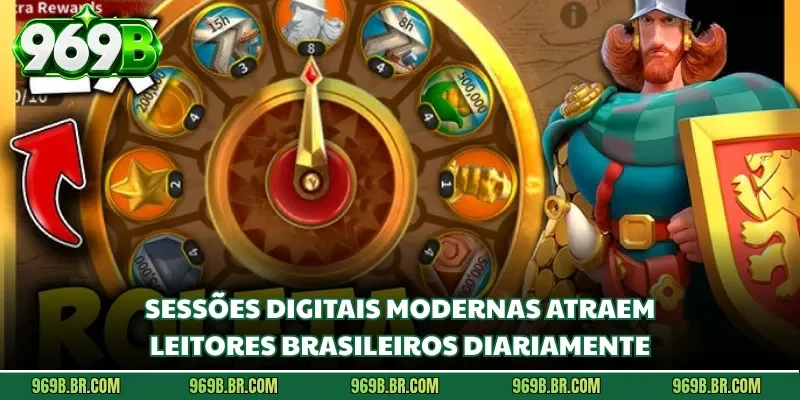Sessões digitais modernas atraem leitores brasileiros diariamente.