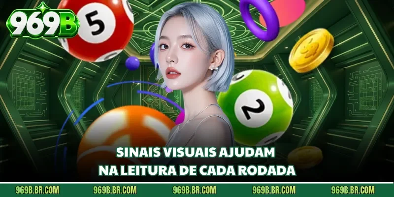 Sinais visuais ajudam na leitura de cada rodada