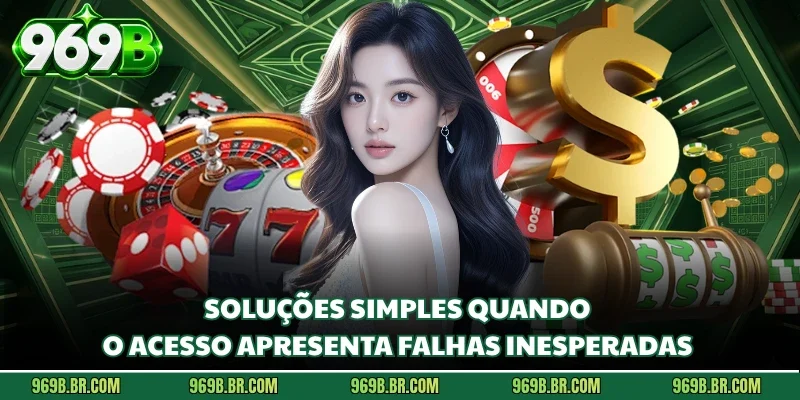 Soluções simples quando o acesso apresenta falhas inesperadas 