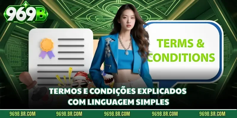 Termos e condições explicados com linguagem simples